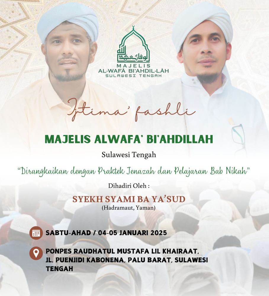 IJTIMA' FASHLI PALU - SULTENG